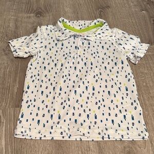 Tommy Bahama Kids Polo with Blue and Green Accents